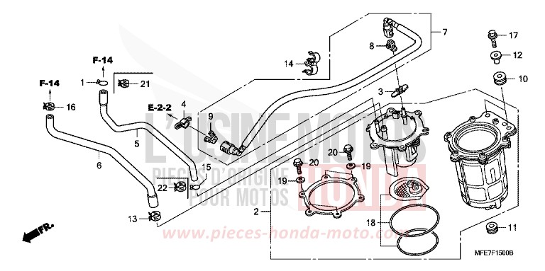 KRAFTSTOFFPUMPE von Shadow Aero CANDY BLAZE ORANGE (YR196) von 2010